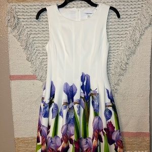 White Calvin Klein dress